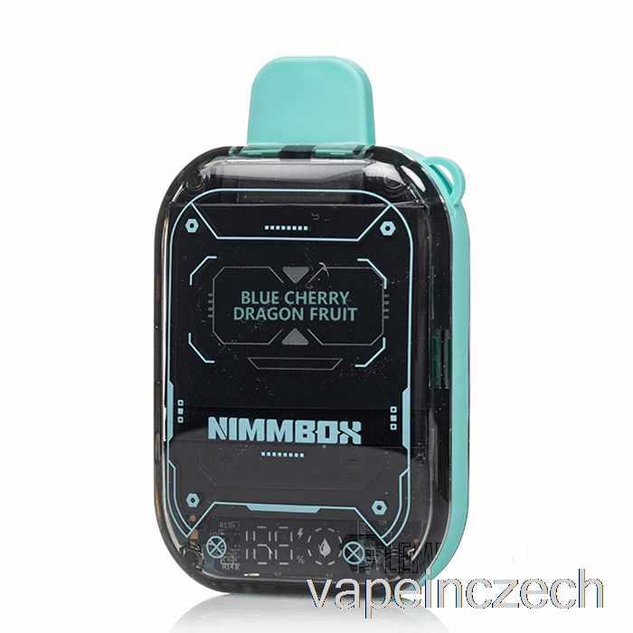 Vapengin Nimmbox 10000 Jednorázový Modrý Třešňový Dračí Ovocný Vape Bez Nikotinu